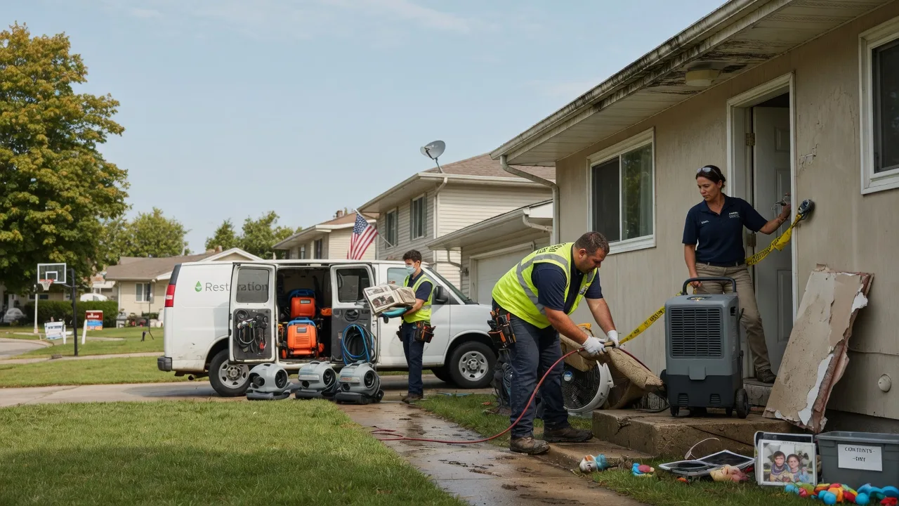 Water Damage Restoration in Buckley, IL near me